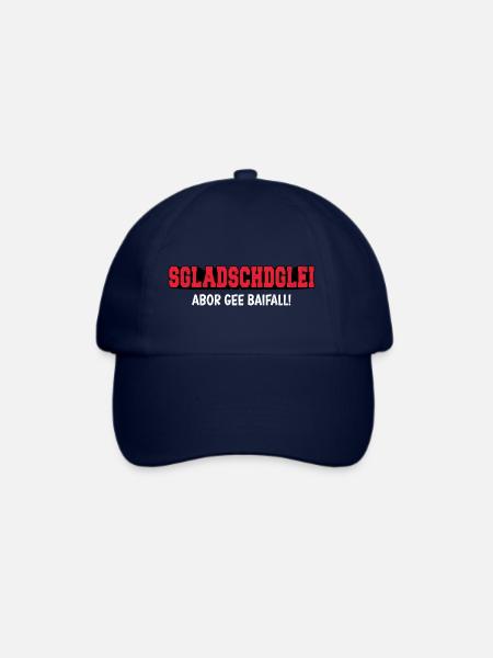 Sgladschdglei - Abor gee Baifall! Sächsisch - Baseballkappe - Blau/Blau