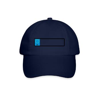 Namensschild - Baseballkappe - Blau/Blau - Vorne