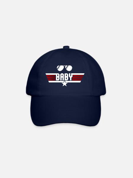 Baby-Kampfpilot - Baseballkappe - Blau/Blau