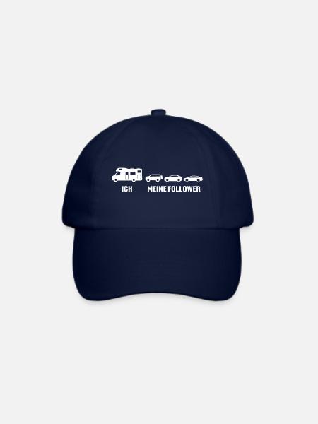 ich meine follower wohnmobil - Baseballkappe - Blau/Blau