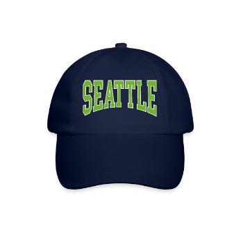 Seattle - Baseballkappe - Blau/Blau - Vorne