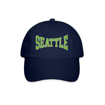 Seattle - Baseballkappe - Blau/Blau - Vorne
