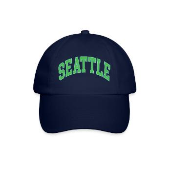 Seattle - Baseballkappe - Blau/Blau - Vorne