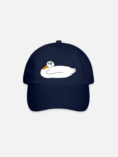Schlafendes Entchen - Baseballkappe - Blau/Blau