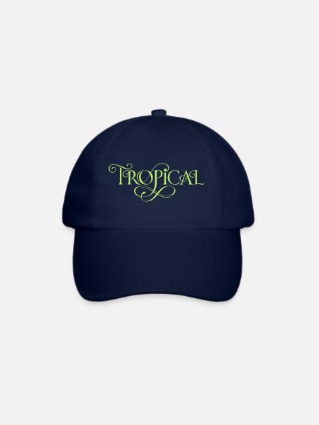 Tropical - Baseballkappe - Blau/Blau
