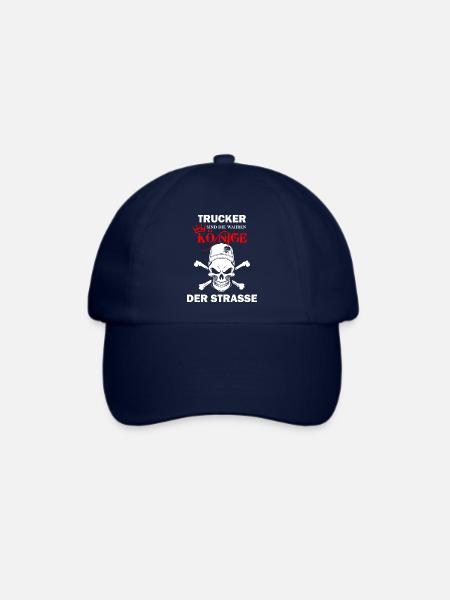 LKW-Fahrer . Trucker sind die Könige der Strasse - Baseballkappe - Blau/Blau