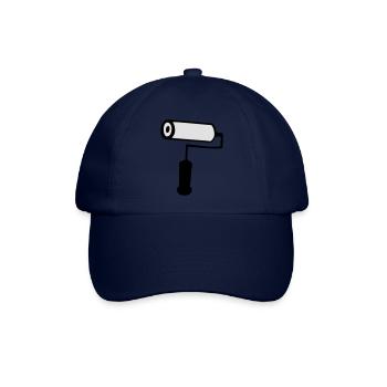 Farbroller Hausmaler Baumalerei - Baseballkappe - Blau/Blau - Vorne
