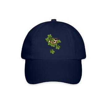 Herbst, Kastanien - Baseballkappe - Blau/Blau - Vorne