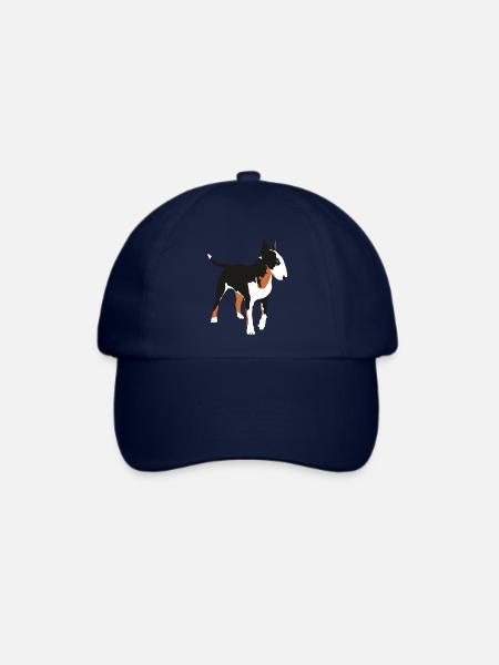 Bullterrier - Baseballkappe - Blau/Blau