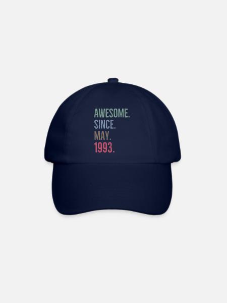 Awesome seit Mai 1993 - Baseballkappe - Blau/Blau