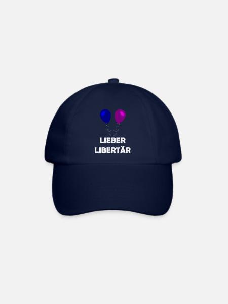 Lieber Libertär - Baseballkappe - Blau/Blau