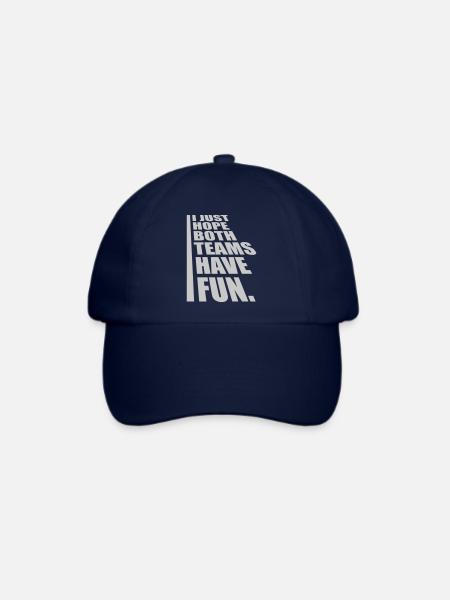 Both Teams Have Fun - Baseballkappe - Blau/Blau