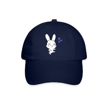 Häschen Design - Baseballkappe - Blau/Blau - Vorne