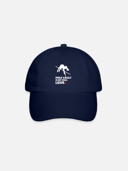 Ich Liebe Stabhochsprung - Baseballkappe - Blau/Blau