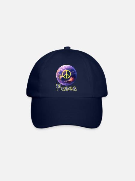 Frieden Weltweit - Baseballkappe - Blau/Blau