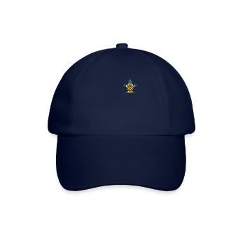 Kawaii süße Ananas mit Hanteln Workout Fitness - Baseballkappe - Blau/Blau - Vorne