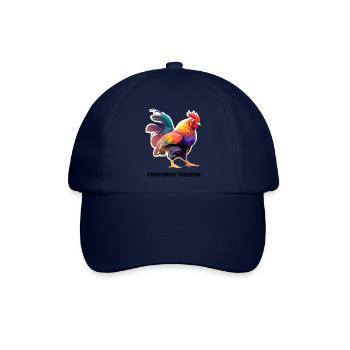 CONFIDENT CHICKEN - Baseballkappe - Blau/Blau - Vorne