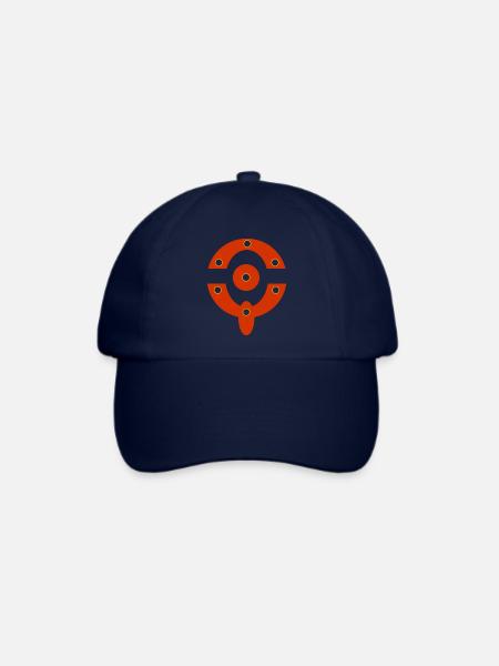 Muster N°10 - Baseballkappe - Blau/Blau