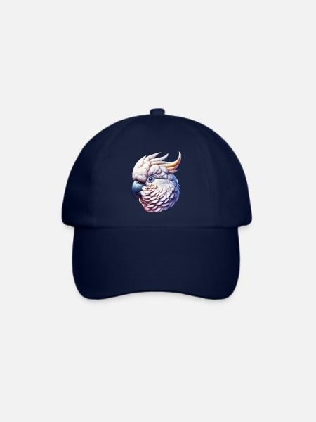 Kakadu-Papagei - Baseballkappe - Blau/Blau