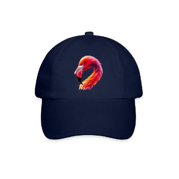 Flamingo - Baseballkappe - Blau/Blau - Vorne