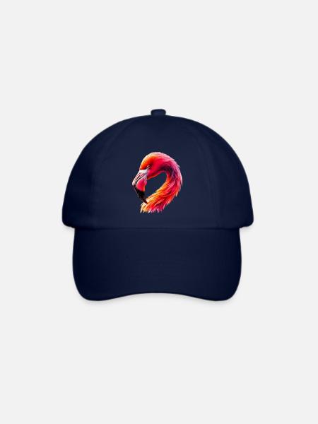 Flamingo - Baseballkappe - Blau/Blau