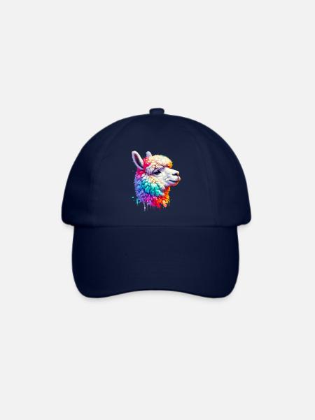 Alpaka - Baseballkappe - Blau/Blau