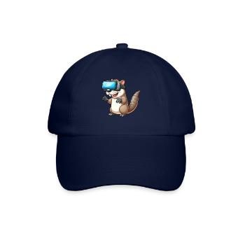 Otter VR Gamer Virtuelle Realität Science Fiction - Baseballkappe - Blau/Blau - Vorne