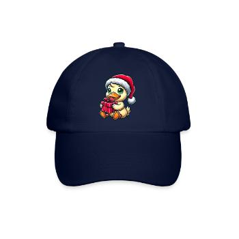 Weihnachtsente Weihnachtsmann Geschenkidee - Baseballkappe - Blau/Blau - Vorne