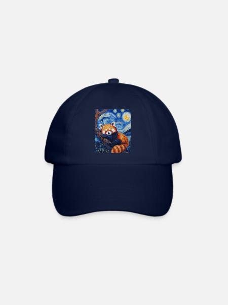 Roter Panda - Baseballkappe - Blau/Blau