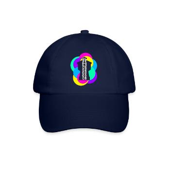 Wasserturm Langeoog bunt - Baseballkappe - Blau/Blau - Vorne