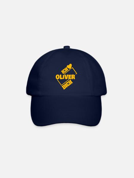 Liebe Oliver - Baseballkappe - Blau/Blau