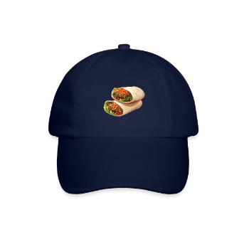 Döner Wrap Dürüm Kulinarisches Street Food Design - Baseballkappe - Blau/Blau - Vorne
