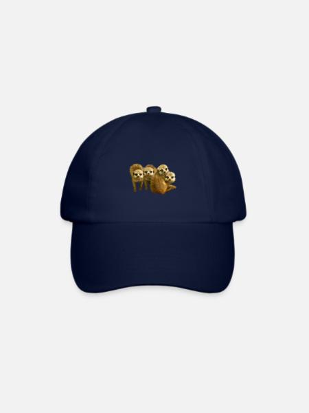 Lustiges Erdmännchen Junges Meerkat Geschenk - Baseballkappe - Blau/Blau
