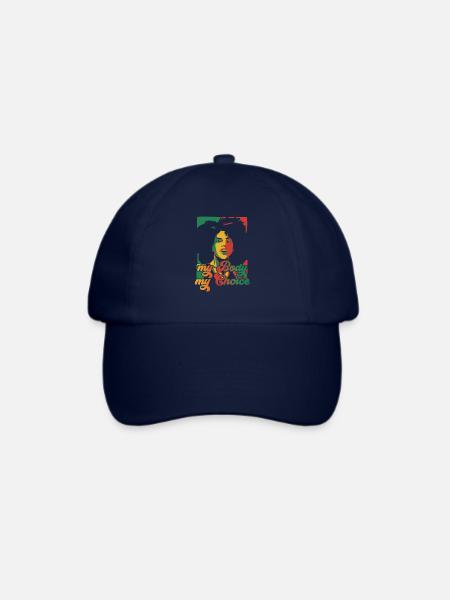 my body my choise Feminismus Frauen Damen - Baseballkappe - Blau/Blau