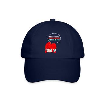 Musste meinen Anime pausieren um hier zu sein - Baseballkappe - Blau/Blau - Vorne