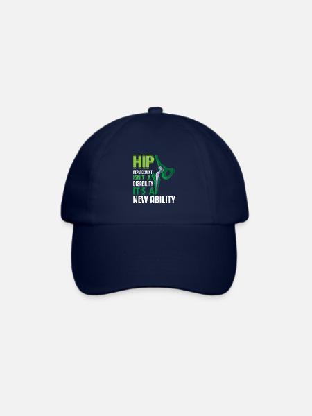 Hip Replacement Isn't a disability - Baseballkappe - Blau/Blau