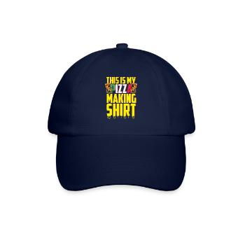 This is my Pizza Making Shirt Pizza Bäcker - Baseballkappe - Blau/Blau - Vorne
