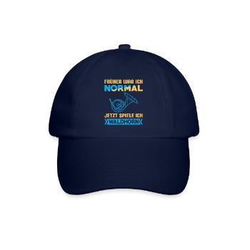Waldhorn Waldhornspieler Hornist - Baseballkappe - Blau/Blau - Vorne