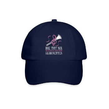 Klarinette Klarinettenspieler Klarinettist - Baseballkappe - Blau/Blau - Vorne