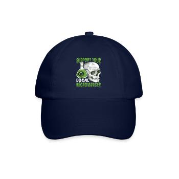 Unterstützen Sie Ihren lokalen Nekromanten Undead - Baseballkappe - Blau/Blau - Vorne
