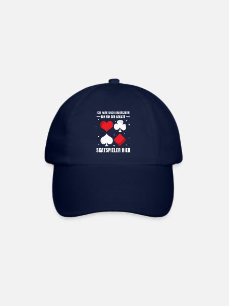 Ich habe mich umgesehen Skatspieler - Baseballkappe - Blau/Blau