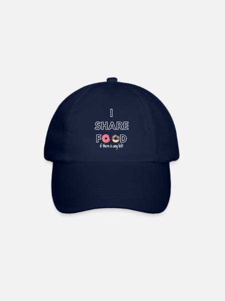 ICH TEILE ESSEN - Baseballkappe - Blau/Blau