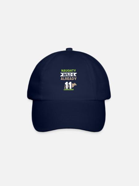 11 Jahre Geburtstag Junge Mädchen Kuh - Baseballkappe - Blau/Blau