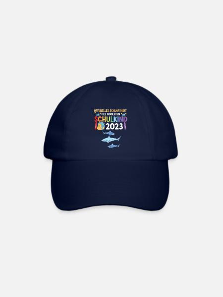 Hai Schulanfang Schulkind 2023 - Baseballkappe - Blau/Blau