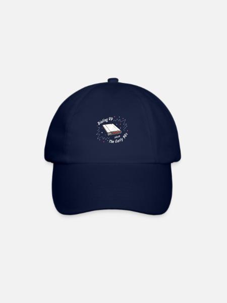 90er Jahre Nostalgie Retro 90er Jahre Einwahl - Baseballkappe - Blau/Blau