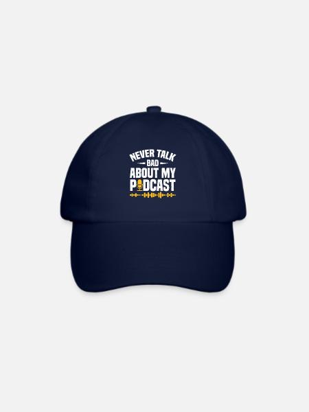 Podcaster Podcast - Baseballkappe - Blau/Blau