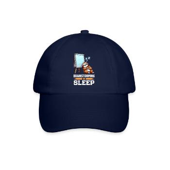 Büro Humor Business Home Office Faultier - Baseballkappe - Blau/Blau - Vorne