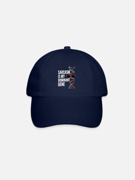 Sarkasmus Gene DNA Genetik - Baseballkappe - Blau/Blau