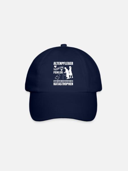 Altenpflege Pfleger Pflegepersonal Pflegekraft - Baseballkappe - Blau/Blau