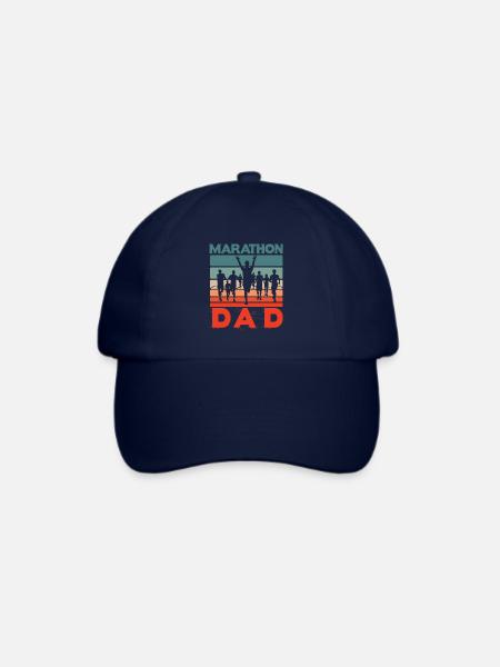 Marathon Dad - Baseballkappe - Blau/Blau